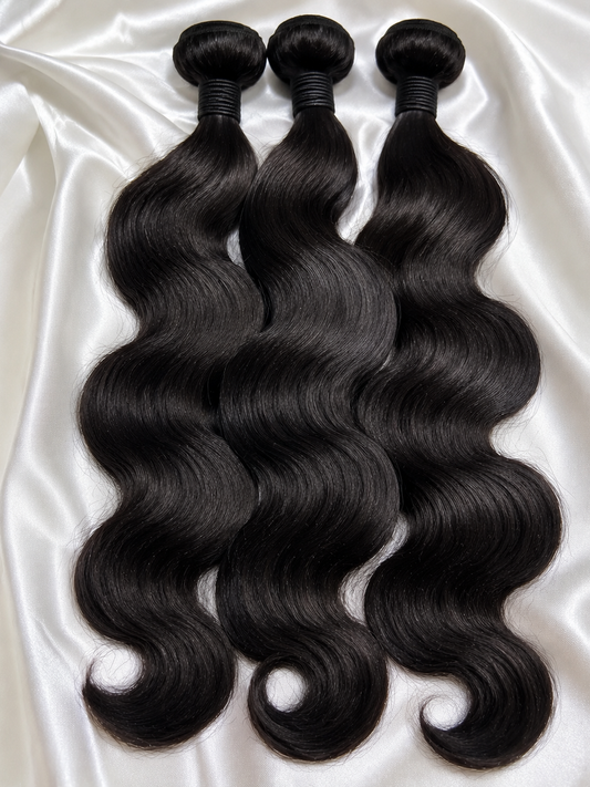 30" x 30" x 30" Indian Raw Hair (3 Bundles)
